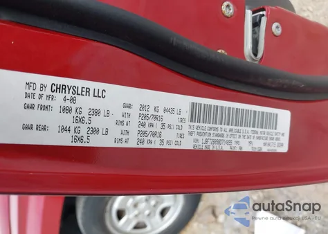 2008 Jeep Patriot Sport from USA, damaged, VIN 1J8FT28098D714899